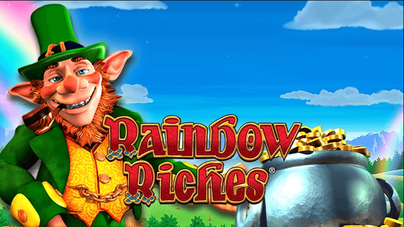 Image of a Rainbow Riches Not on Gamstop Slot Game Review Featured Image 1